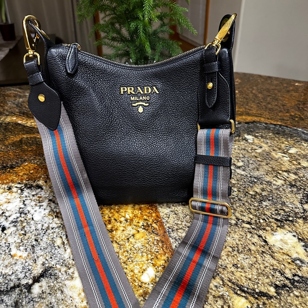 Prada Phenix Vitello Crossbody Bag